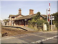 Robertsbridge station and level crossing