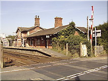 TQ7323 : Robertsbridge station and level crossing by graham ross