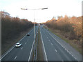 Looking North East from bridge over A56