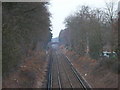 The railway near Bagshot