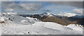 NN4215 : Northern panorama from E top of Stob a'Choin by Tony Kinghorn