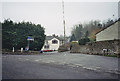 Road Junction, Clandown with The Lamb Inn in the background