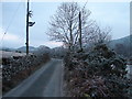 Lane at Pen-y-bont on the way to Cwm Bychan