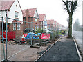 New build detached houses on Reddings Road