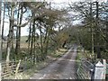 Farm entrance near Llansannan