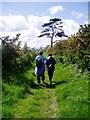 Country footpath.