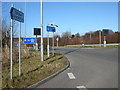 Slip road onto M74 Motorway to Glasgow.