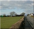 Well trimmed hedge on the A759.