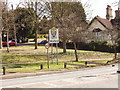 Entering Watford - town sign and speed limit