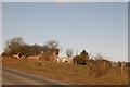 House close to the road with woodland