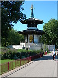 TQ2777 : Pagoda, Battersea Park by Danny P Robinson