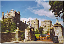 SU9676 : Towers at Windsor Castle. by Colin Smith