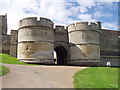 SP8691 : Rockingham Castle Entrance by Brian Coleman