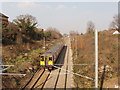 North London line railway from Western Avenue, Acton