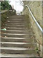 Steps from Newlaithes Road to Newlaithes Gardens