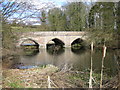 River Gade and the A4146 road bridge at Water End