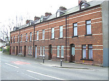 H4473 : Terraced Houses, Omagh by Kenneth  Allen