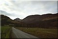 Fields in front of the East entrance to Glen Lyon