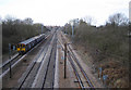 East Coast Main Line railway at Potters Bar