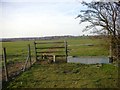 Stile and water-trough