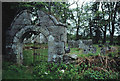 NJ7217 : Graveyard of Fetternear chapel. by Peter Ward