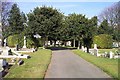 Centre of Cannock Cemetery