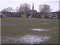 Waterlogged Football Pitch, Rosehall, Coatbridge