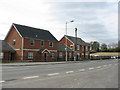 Housing opposite the Churchill arms Alderholt Dorset