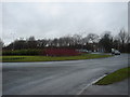 Roundabout on the B5256 at Leyland