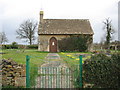 Draycot Cerne cemetery chapel.