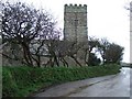 SW9642 : The church at St Michael Caerhays by David Smith