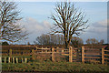 New fence at Brooksby Grange Farm