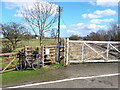 Level crossing at the old Ainderby Station