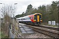 Train leaving Grateley Station