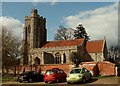 TL9338 : St. Edmund's church, Assington, Suffolk by Robert Edwards