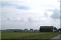 The barn and greenhouses at New House Farm