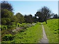 Stream and footpath, Havant