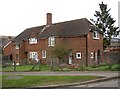 Houses at Weston Fields near to the church, Albury