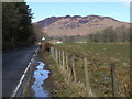 Looking along B837 towards Conic Hill