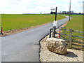 Farm road to Old Acres Hall Farm