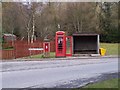 The public telephone box in Noranside.