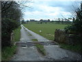 Farm lane and public footpath