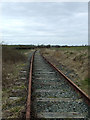 SH4182 : Derelict railway line by Nigel Williams