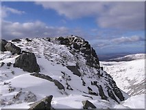 NB1208 : Summit of Uisgneabhal Mor, North Harris by David Crocker