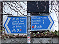 Signpost on Lon Las Menai