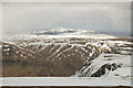 NO1776 : Looking from the side of Glas Maol across Caenlochan Glen by Gwen and James Anderson