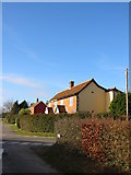 TG0600 : Church Cottages and Swingey Lane from Church lane. by Jessica Aidley