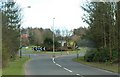 Roundabout with standing stones