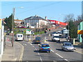 Junction of the B2093 & A259, with B&Q in the background