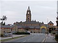 Morley Town Hall from the rear.